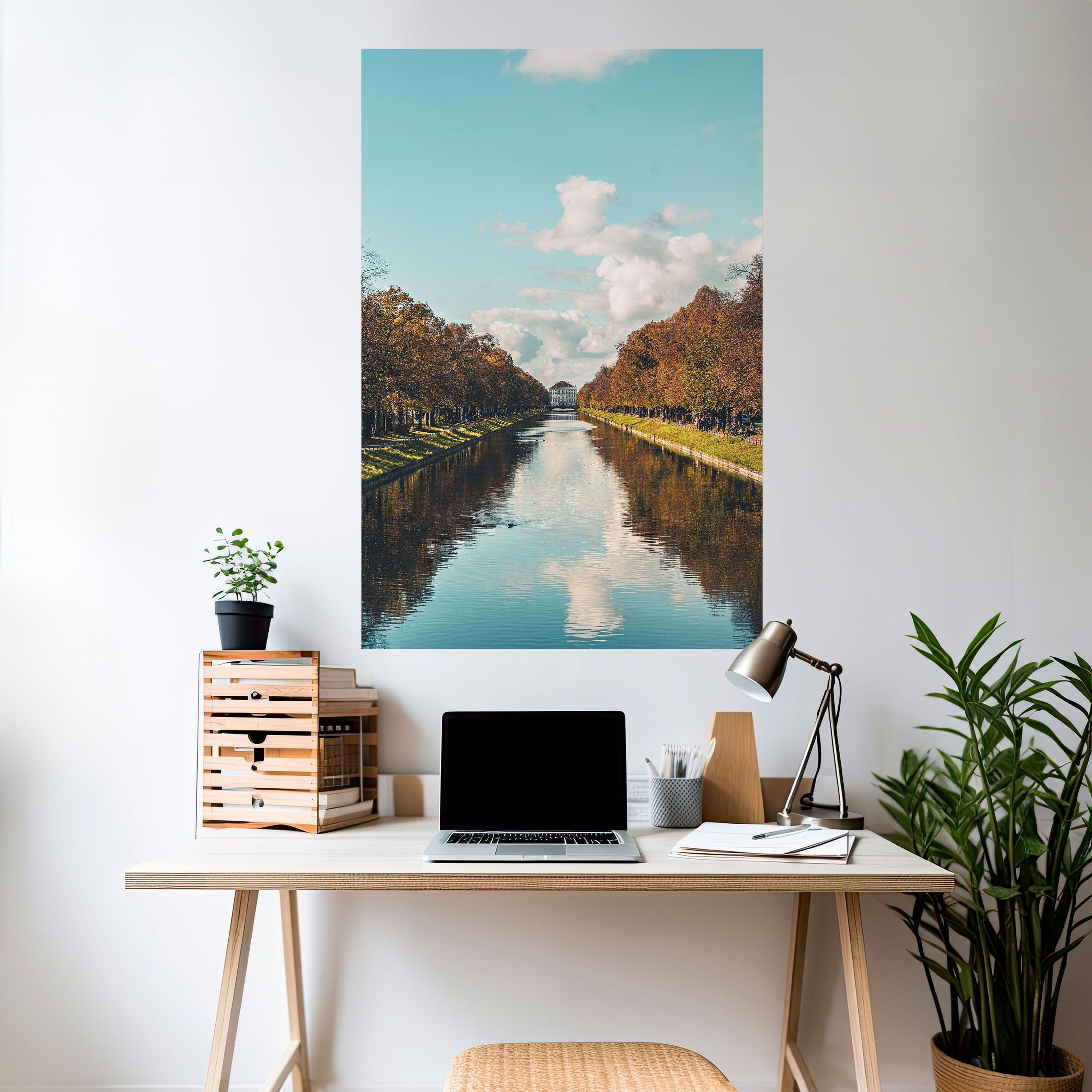HARMONY IN STILLNESS Vertikales Poster zum Abziehen und Aufkleben