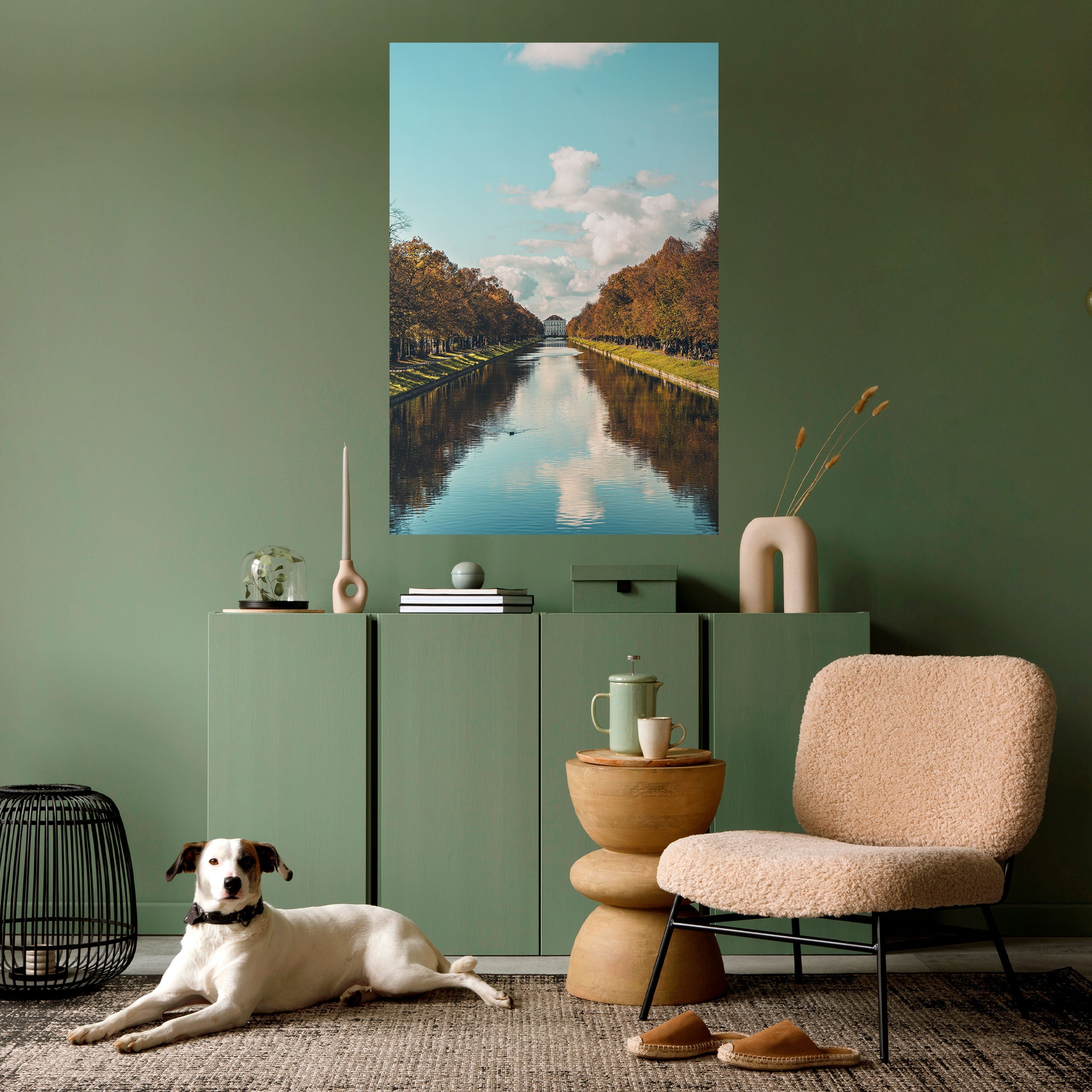 HARMONY IN STILLNESS Vertikales Poster zum Abziehen und Aufkleben