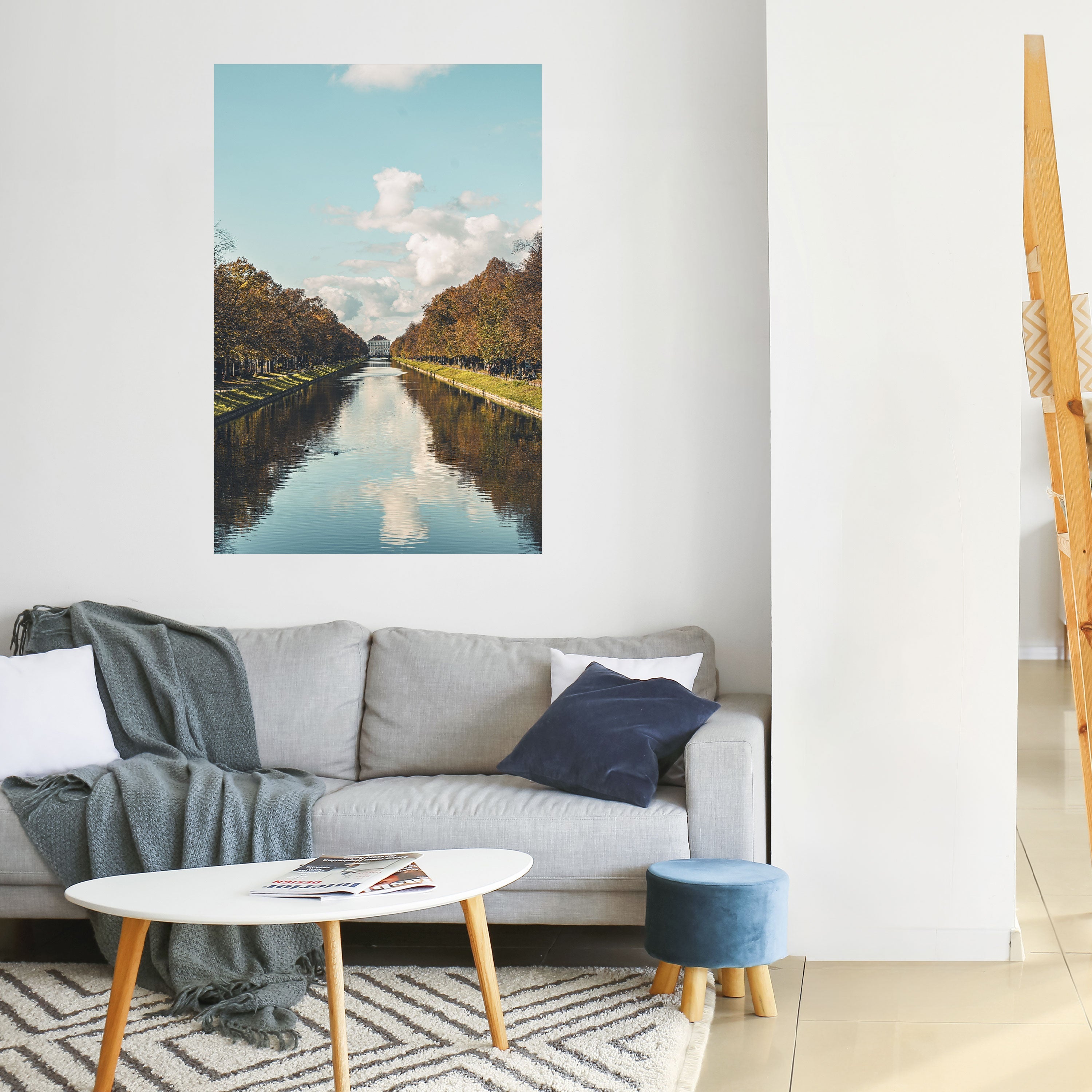 HARMONY IN STILLNESS Vertikales Poster zum Abziehen und Aufkleben
