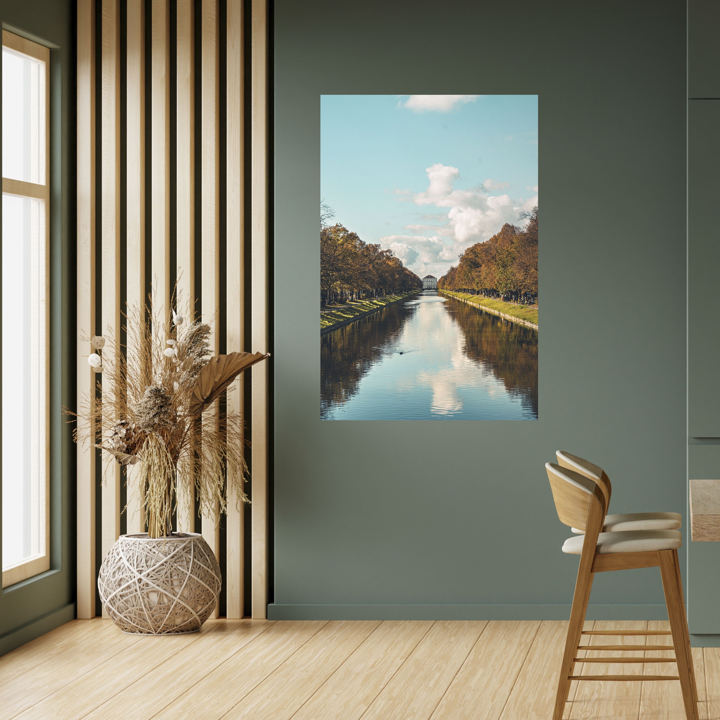HARMONY IN STILLNESS Vertikales Poster zum Abziehen und Aufkleben