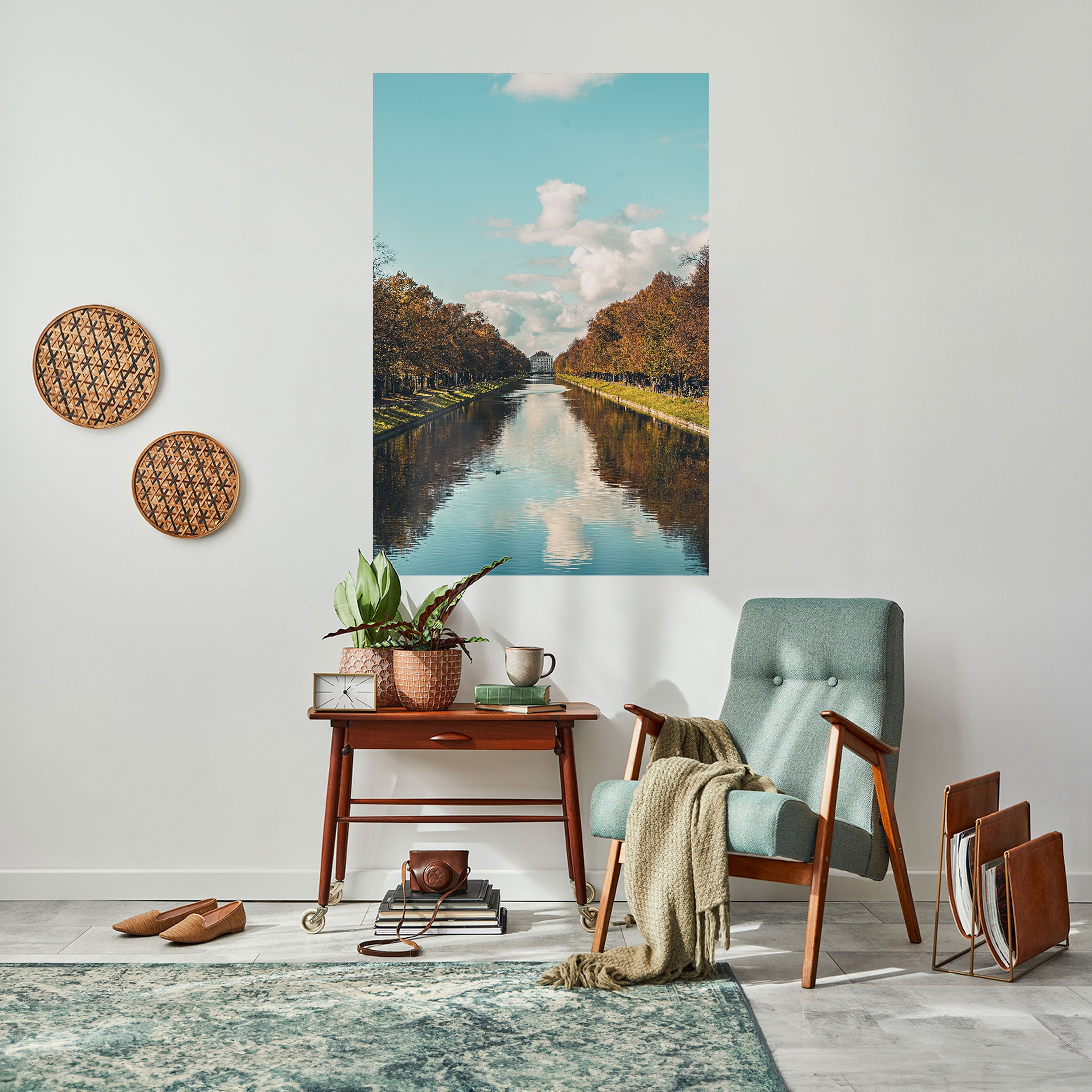 HARMONY IN STILLNESS Vertikales Poster zum Abziehen und Aufkleben