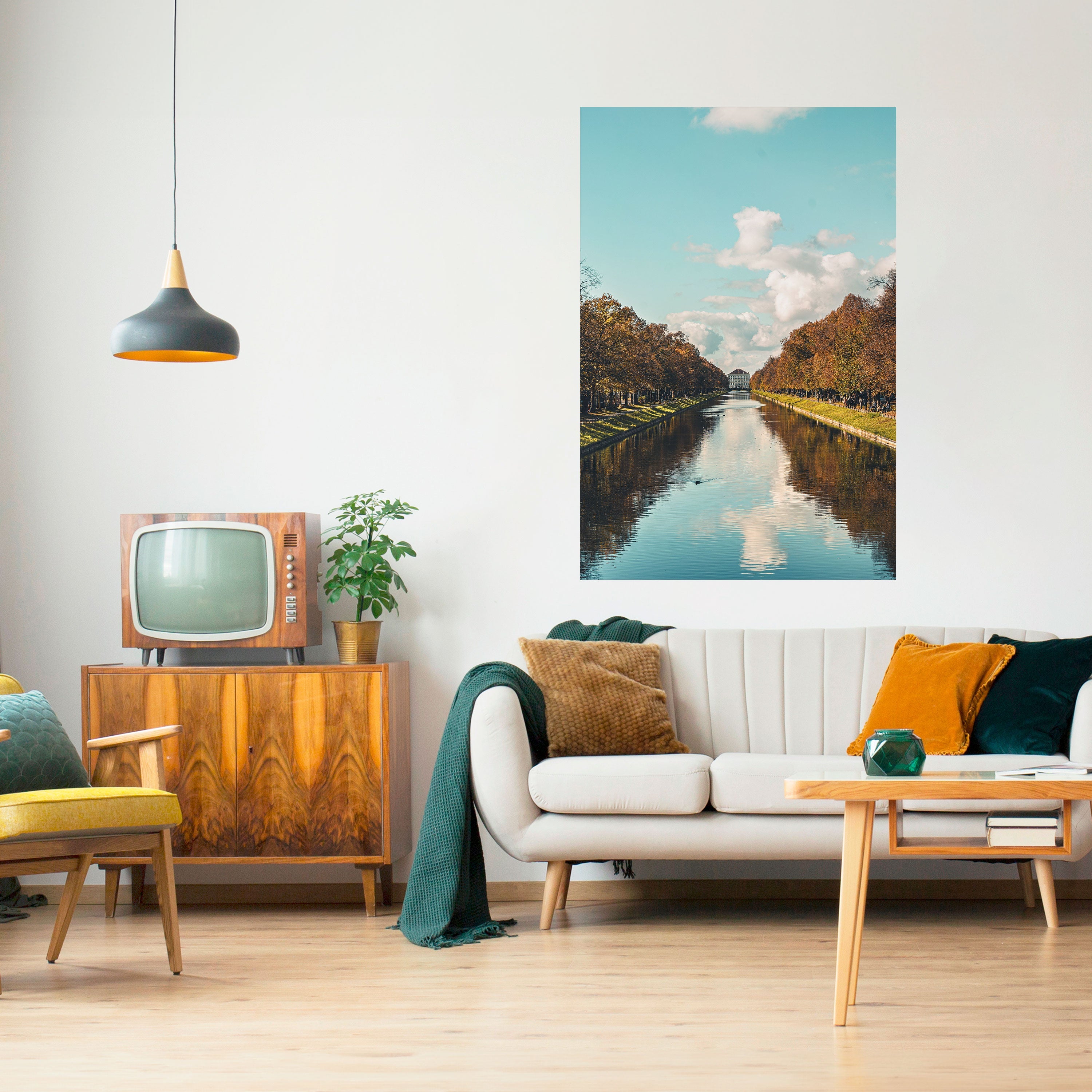 HARMONY IN STILLNESS Vertikales Poster zum Abziehen und Aufkleben