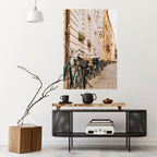 URBAN CYCLE HAVEN Selbstklebendes Poster - Hochformat