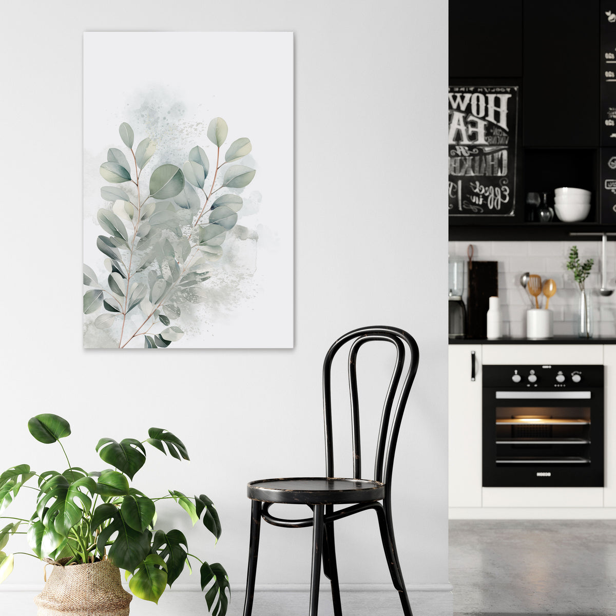 DELIGHTFUL EUCALYPTUS Vertical Canvas Print