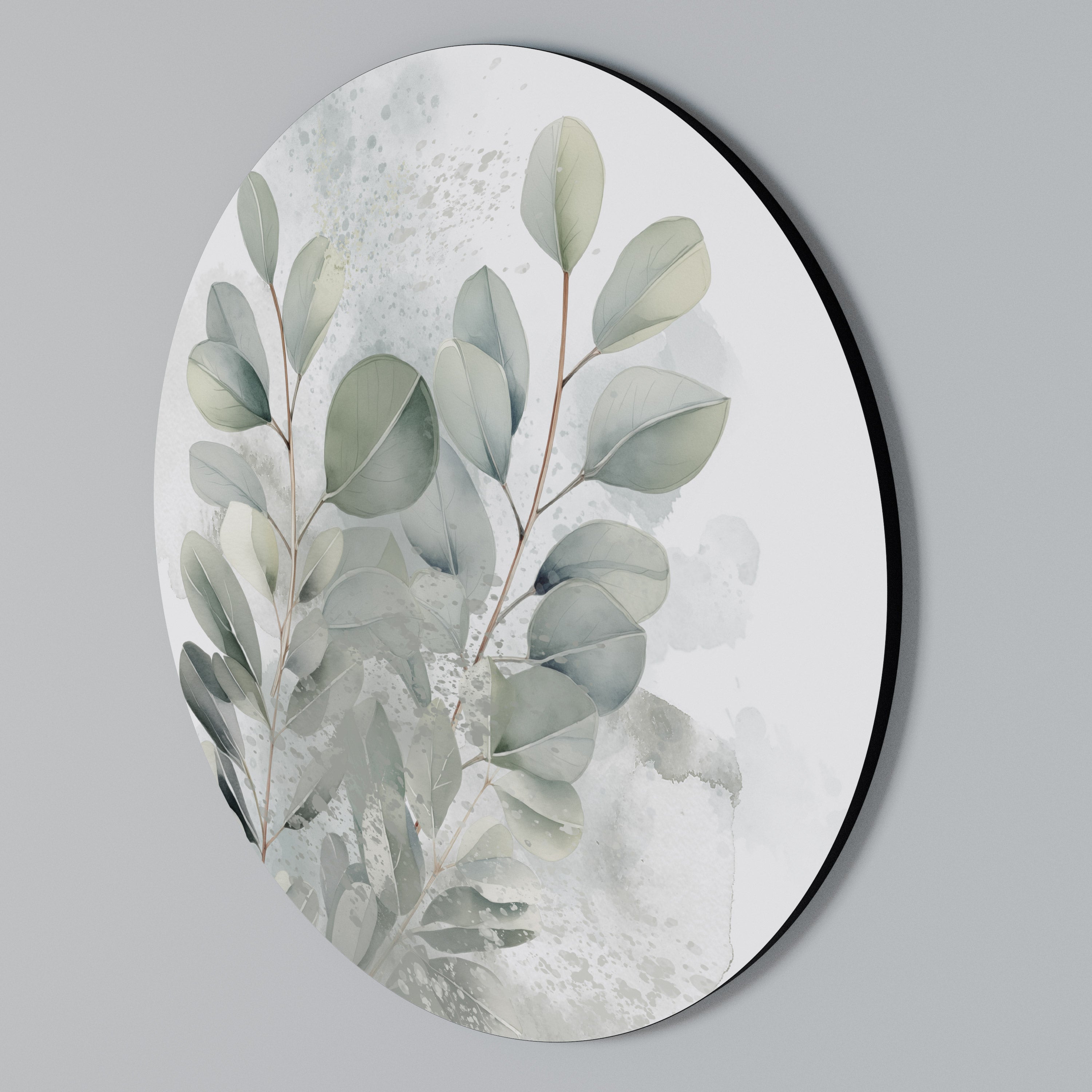 DELIGHTFUL EUCALYPTUS Round Wall Art