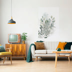 DELIGHTFUL EUCALYPTUS Selbstklebendes Poster - Hochformat