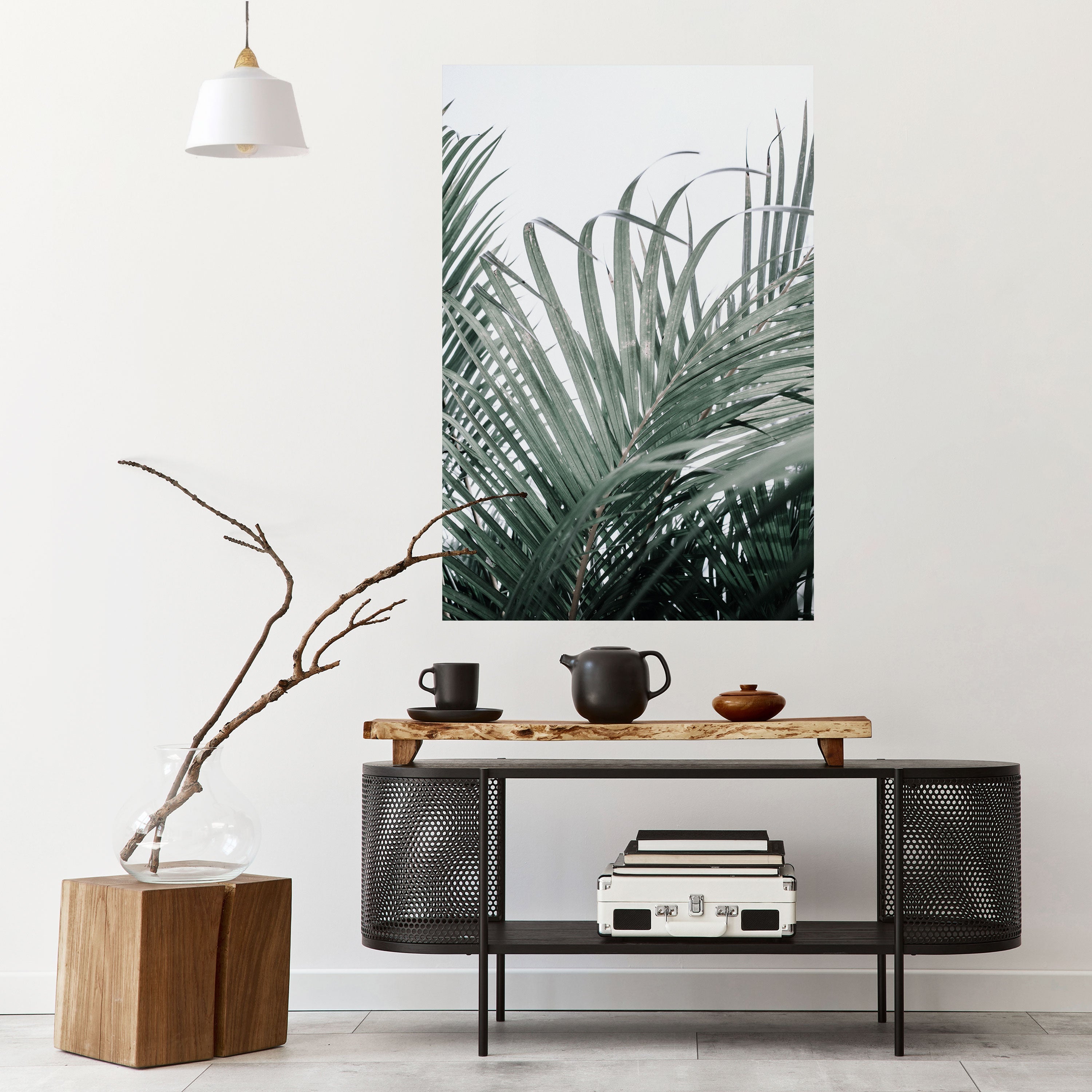 PALM WHISPERS Vertikales Poster zum Abziehen und Aufkleben