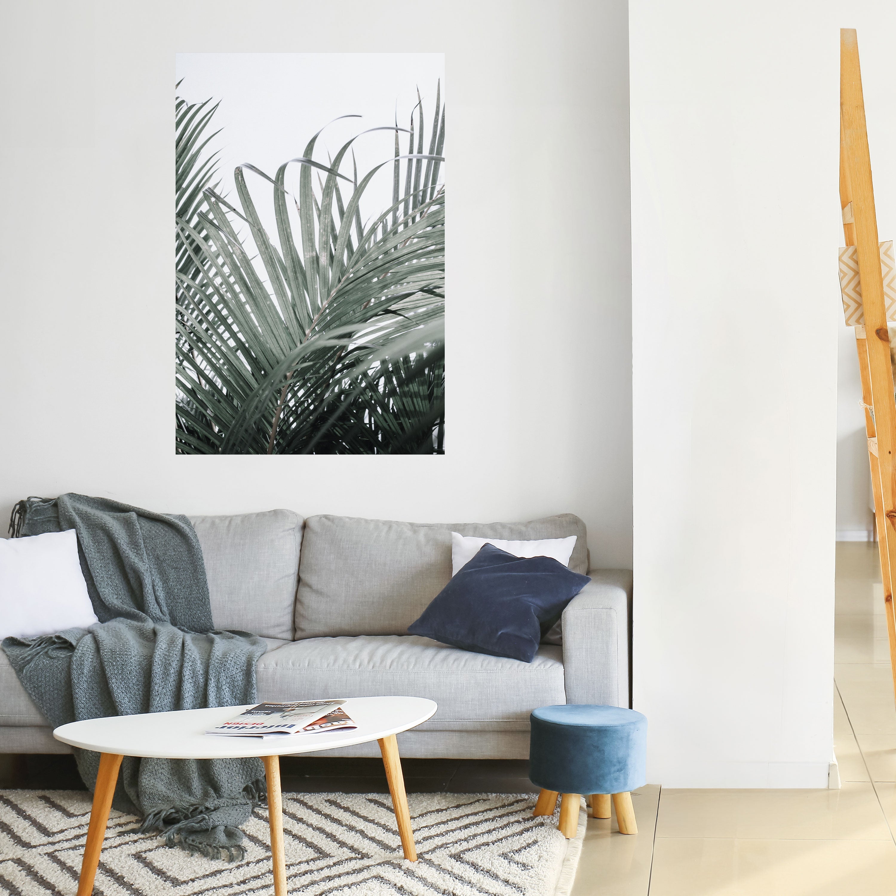 PALM WHISPERS Vertikales Poster zum Abziehen und Aufkleben