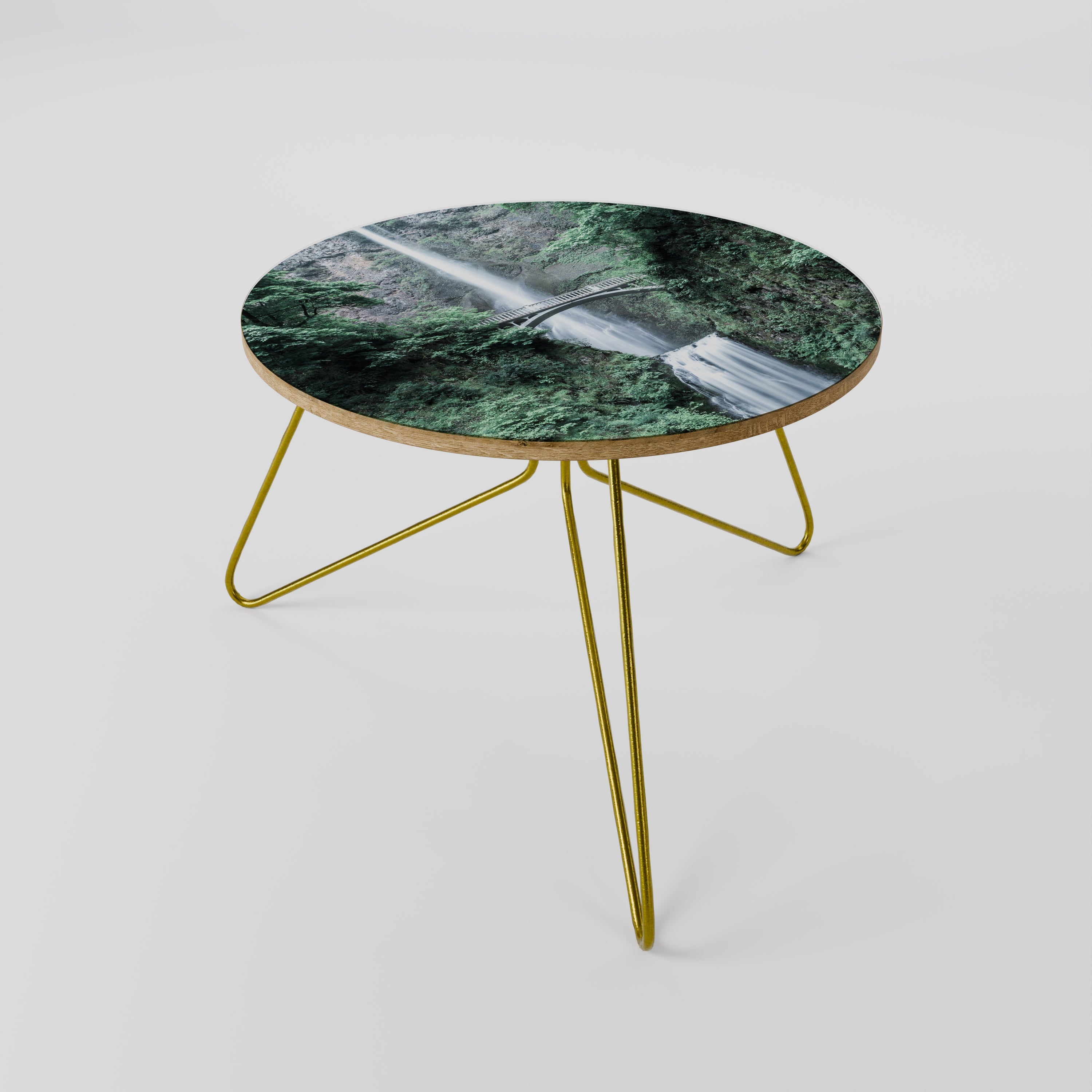 MYSTICAL WATERSCAPE BRIDGE Couchtisch 60