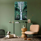 MYSTICAL WATERSCAPE BRIDGE Selbstklebendes Poster - Hochformat