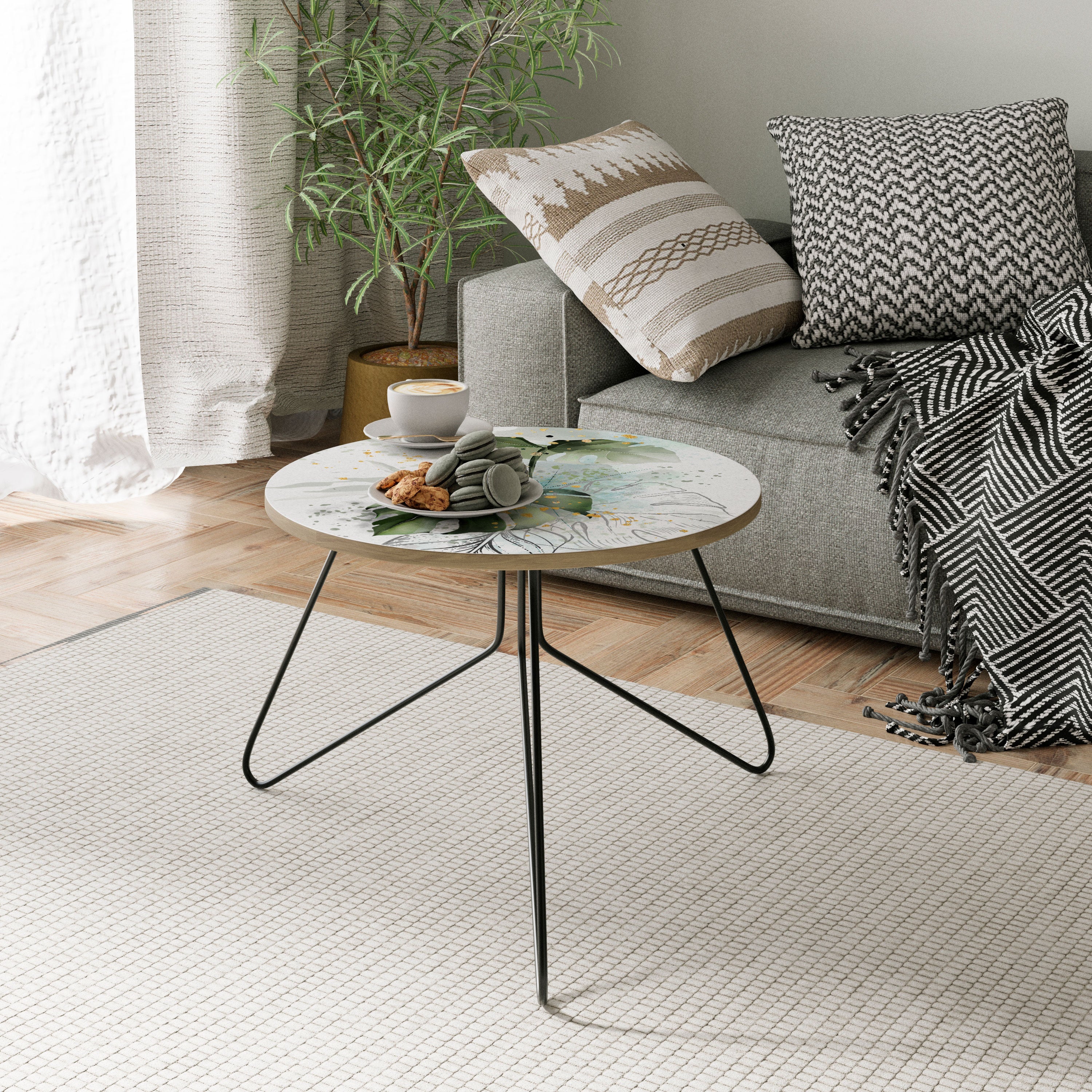 VIVID LEAF SYMPHONY Couchtisch