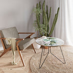 VIVID LEAF SYMPHONY Couchtisch Ø 69 cm