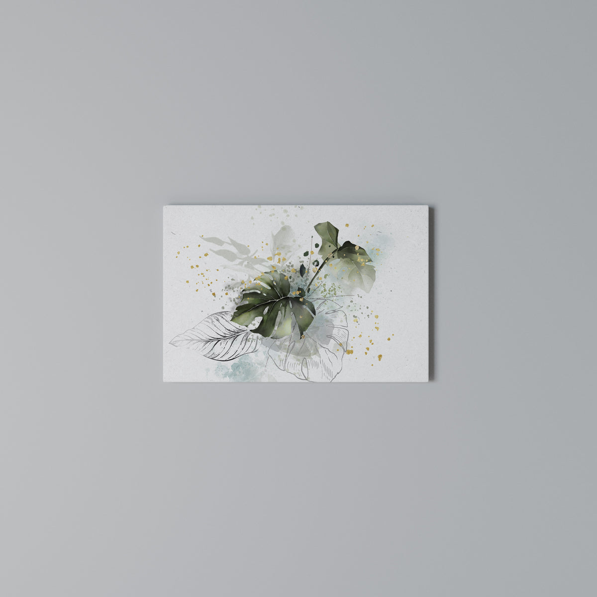 VIVID LEAF SYMPHONY Horizontal Canvas Print