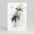 SKATEBOARD ARTISTRY Selbstklebendes Poster - Hochformat