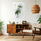 SKATEBOARD ARTISTRY Selbstklebendes Poster - Hochformat