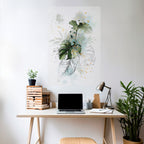 SKATEBOARD ARTISTRY Selbstklebendes Poster - Hochformat