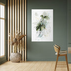 SKATEBOARD ARTISTRY Selbstklebendes Poster - Hochformat