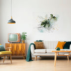 VIVID LEAF SYMPHONY Selbstklebendes Horizontal-Poster