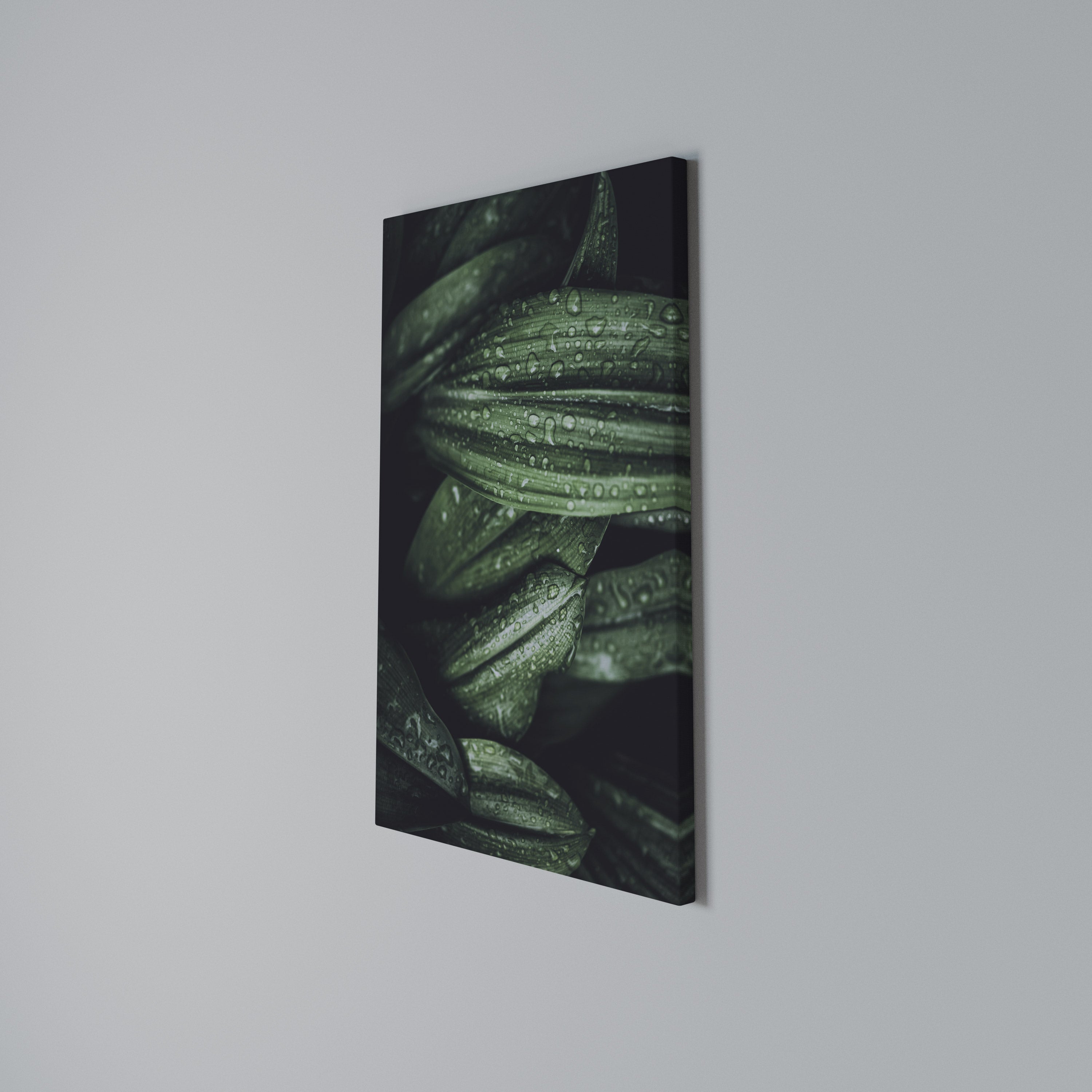 LUSH DROPLET DANCE Vertical Canvas Print