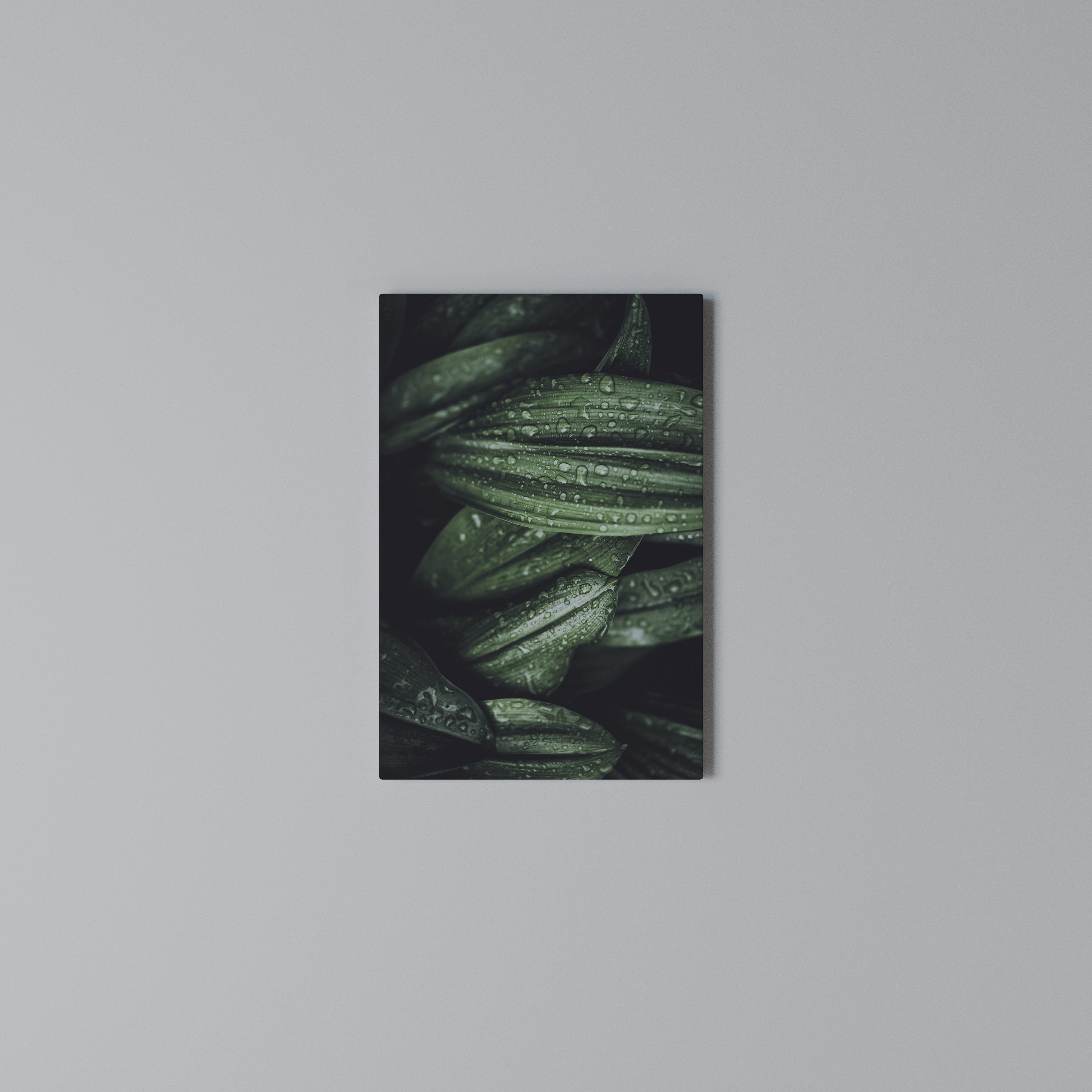 LUSH DROPLET DANCE Vertical Canvas Print