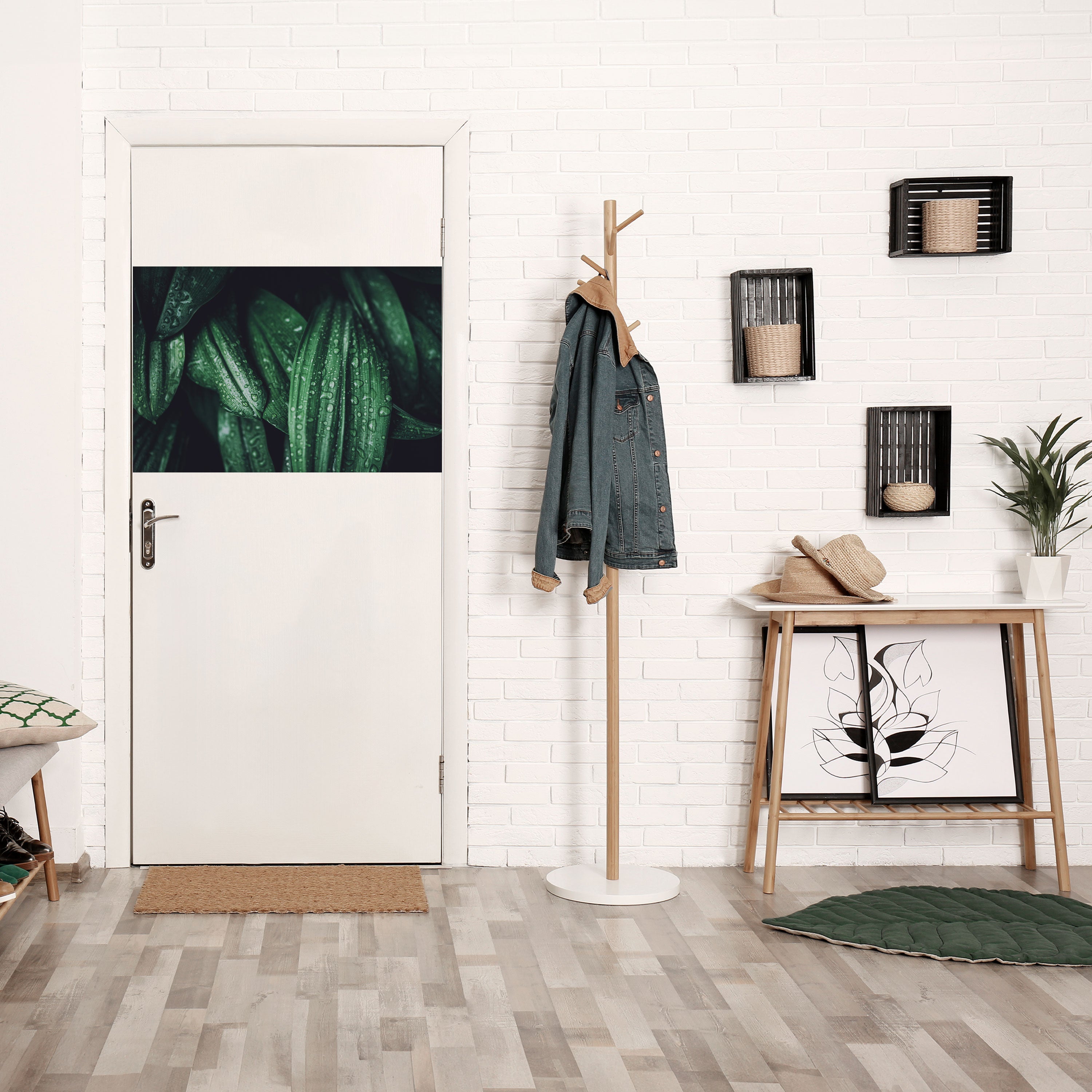LUSH DROPLET DANCE Horizontales Poster zum Abziehen und Aufkleben