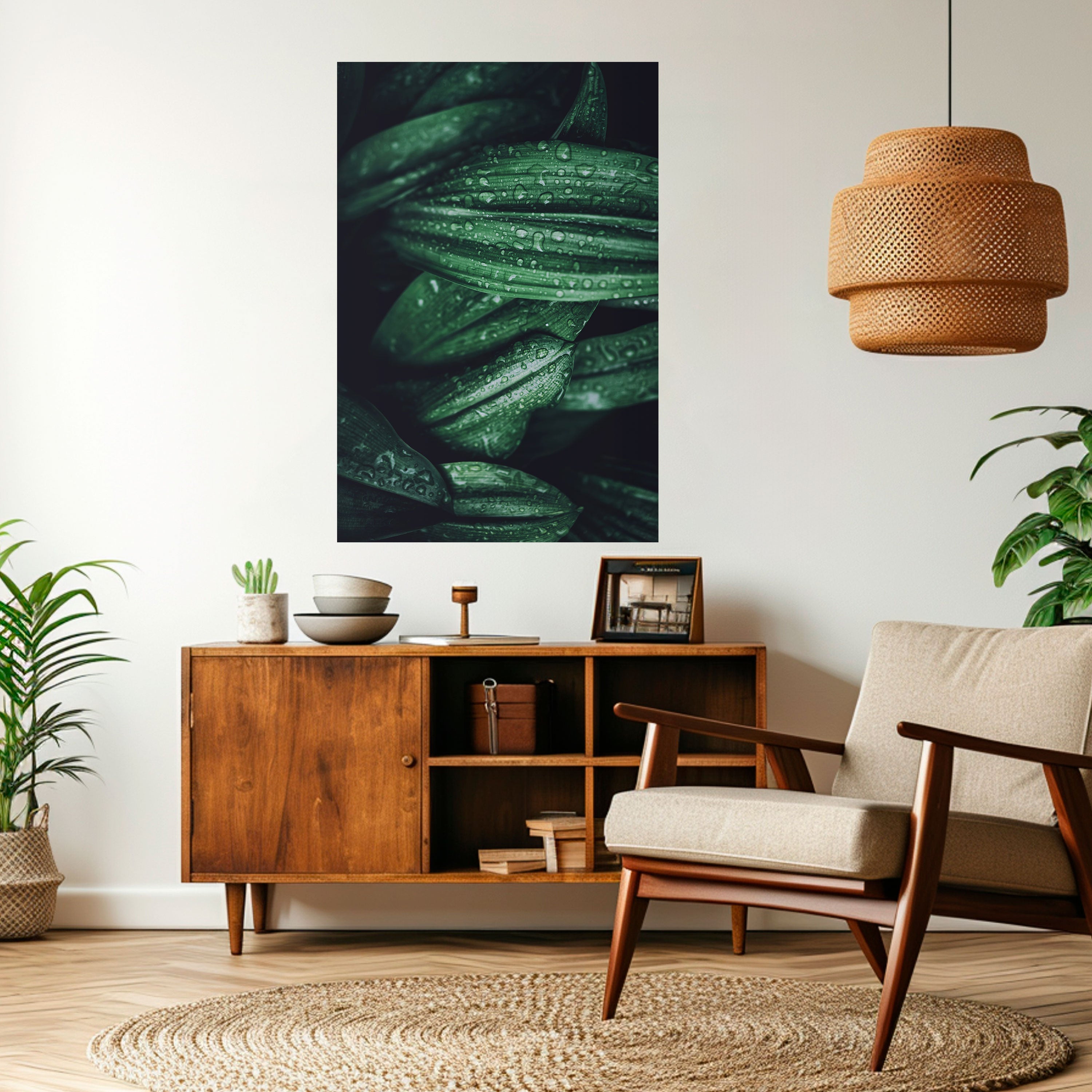 LUSH DROPLET DANCE Vertikales Poster zum Abziehen und Aufkleben