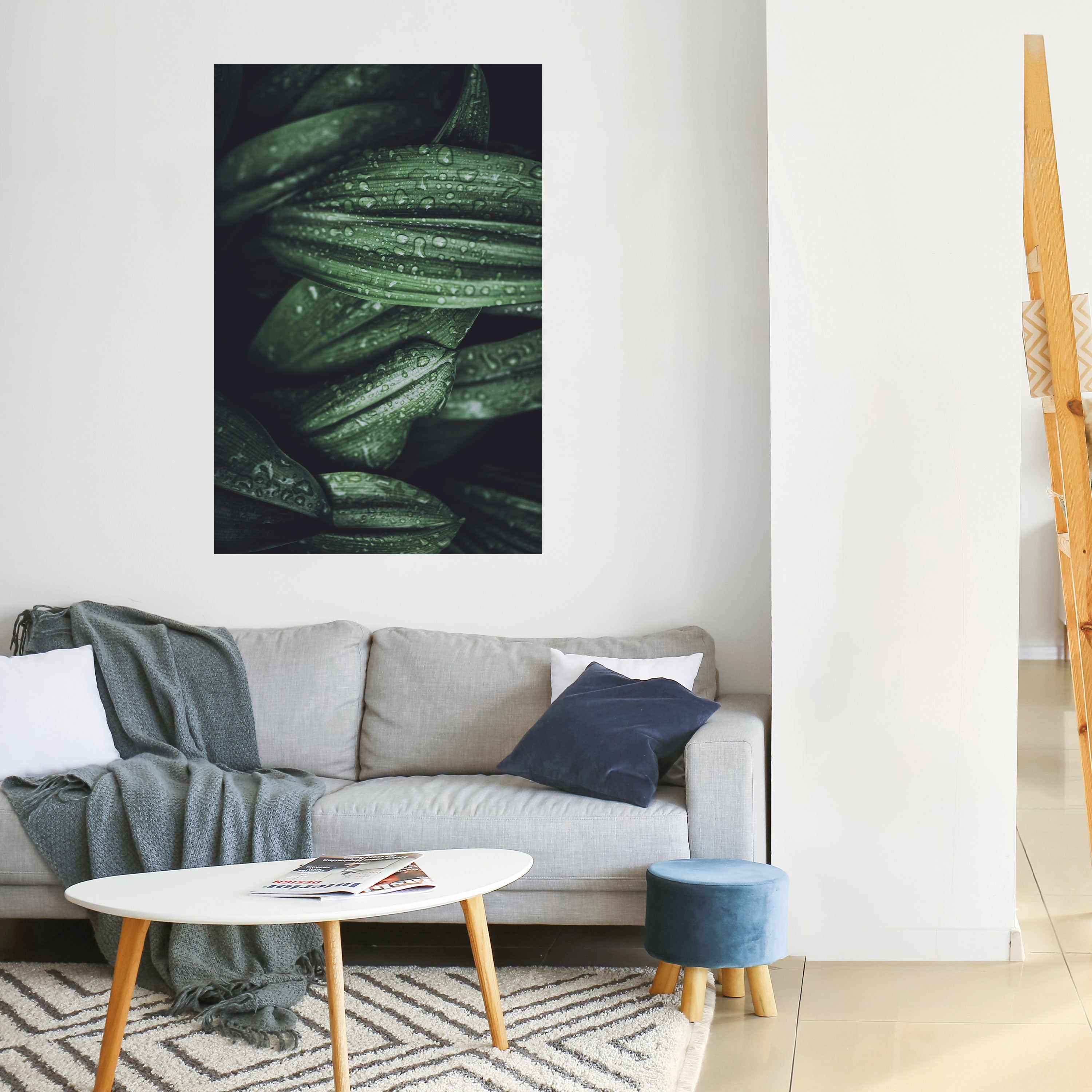 LUSH DROPLET DANCE Vertikales Poster zum Abziehen und Aufkleben