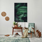 LUSH DROPLET DANCE Selbstklebendes Poster - Hochformat