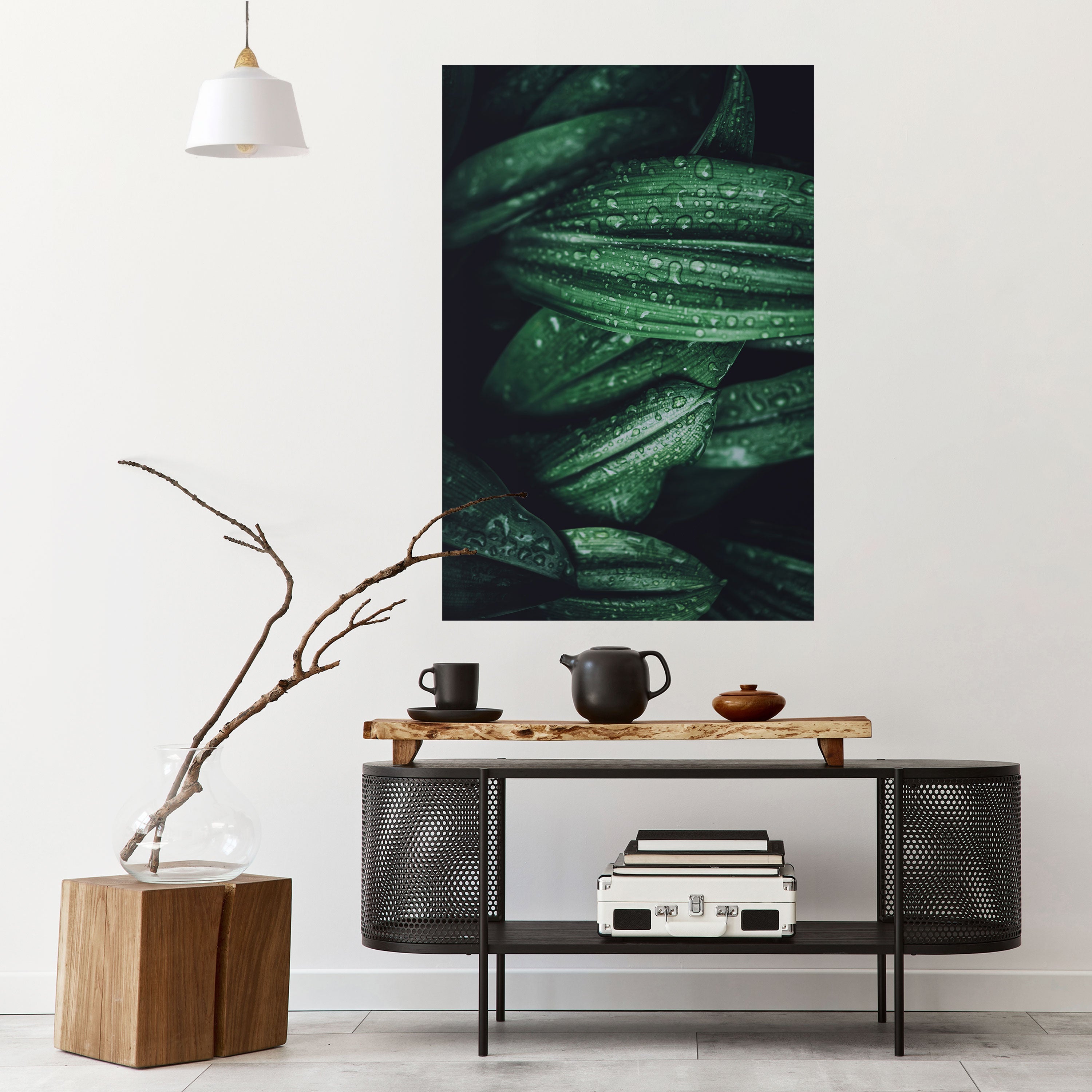 LUSH DROPLET DANCE Vertikales Poster zum Abziehen und Aufkleben