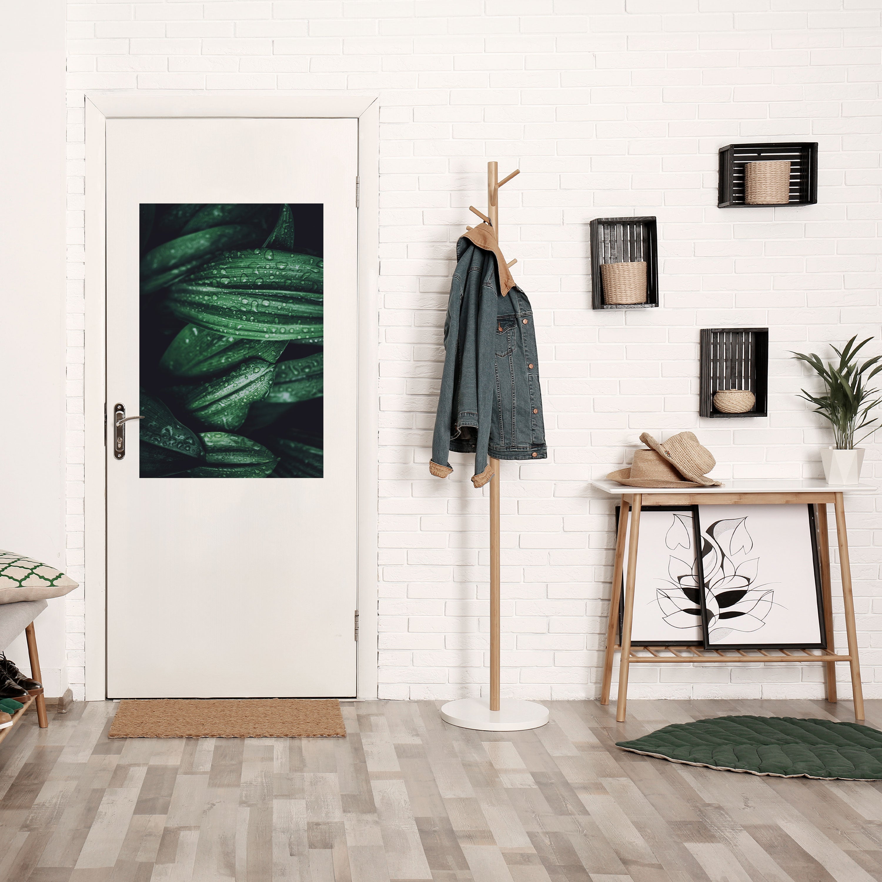 LUSH DROPLET DANCE Vertikales Poster zum Abziehen und Aufkleben