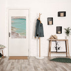 AQUAMARINE WHISPERS Peel and Stick Vertical Poster