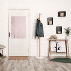 WHISPERING PINK FEATHERS Selbstklebendes Poster - Hochformat