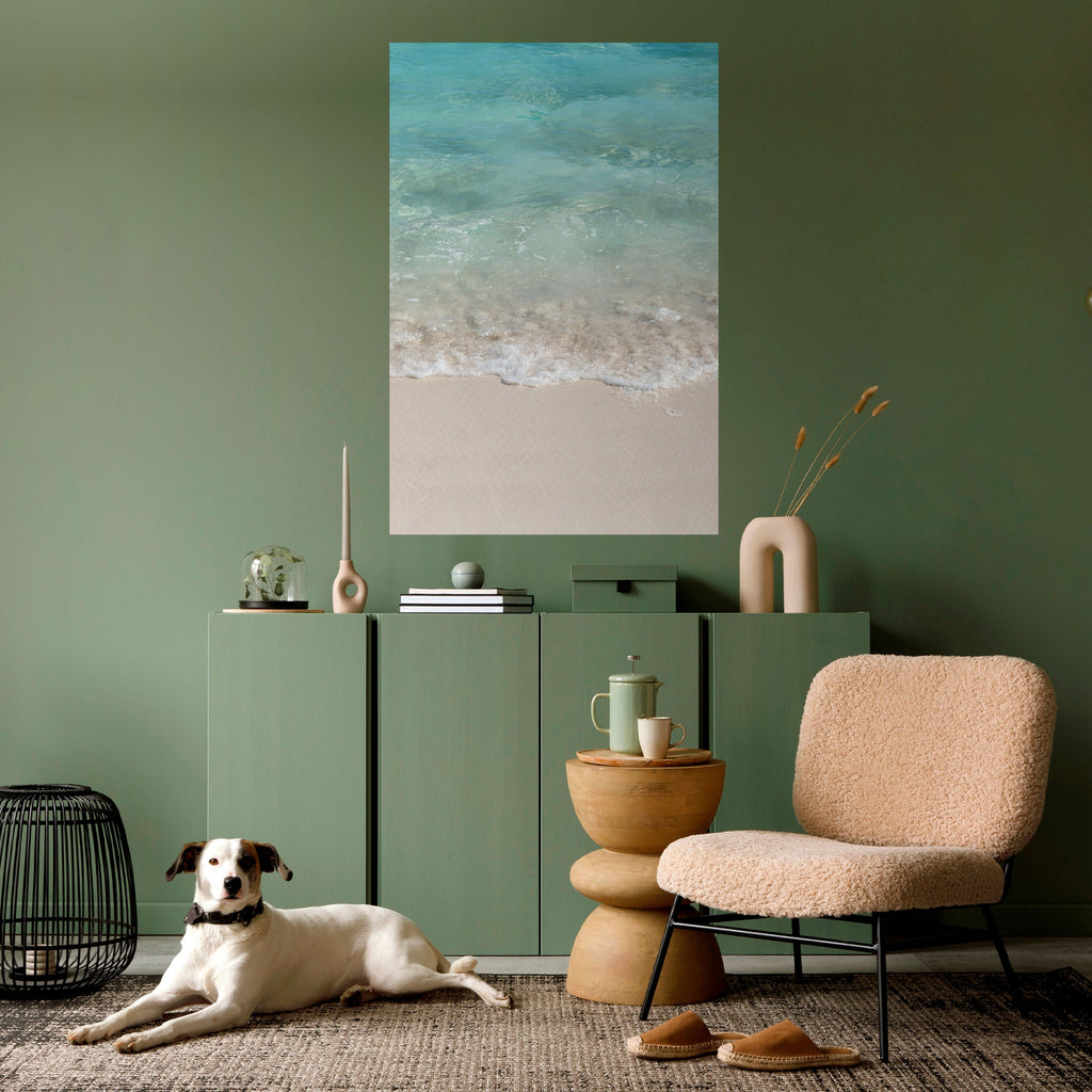 SERENITY BY THE SHORE Vertikales Poster zum Abziehen und Aufkleben