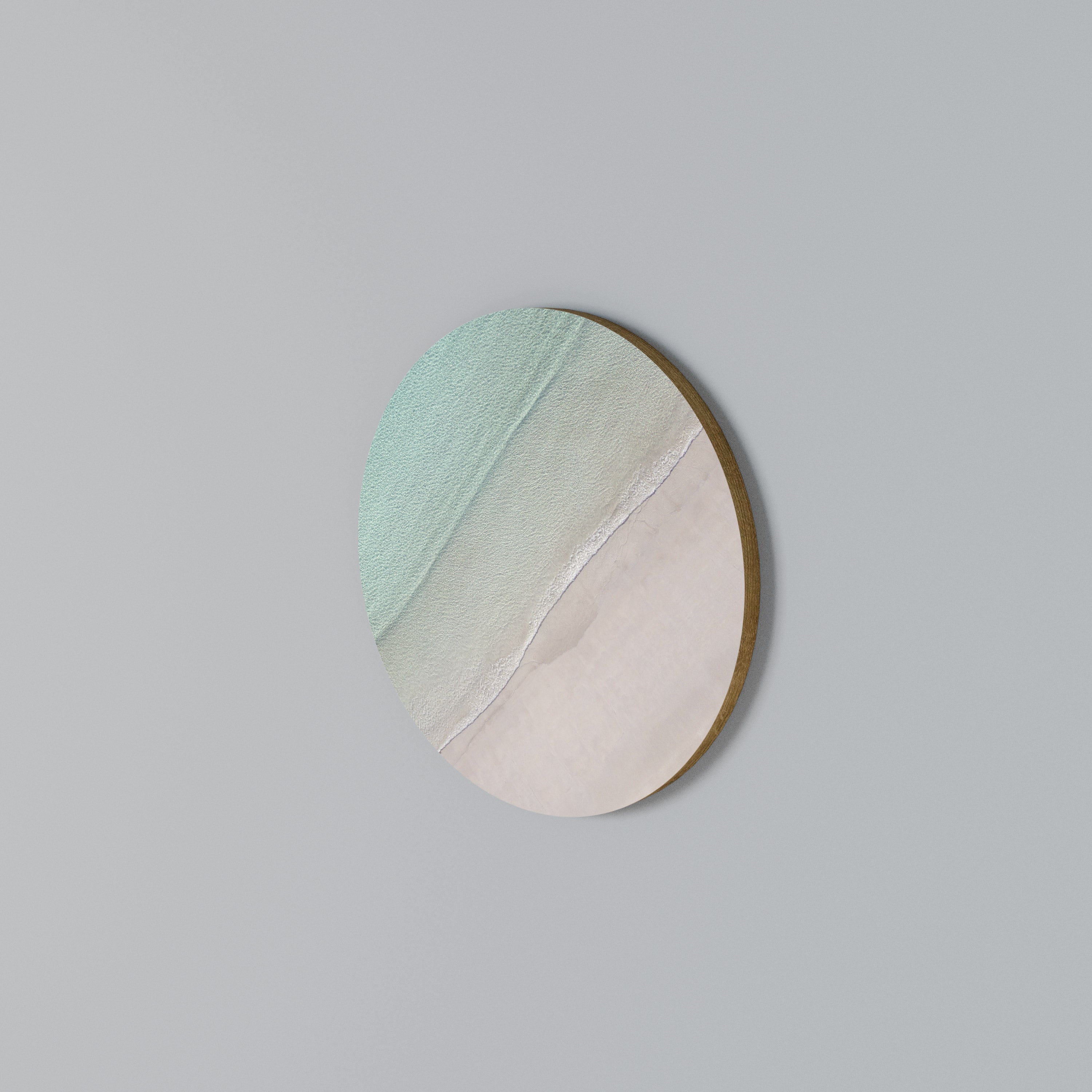 COASTAL CALM ARTISTRY Round Wall Art