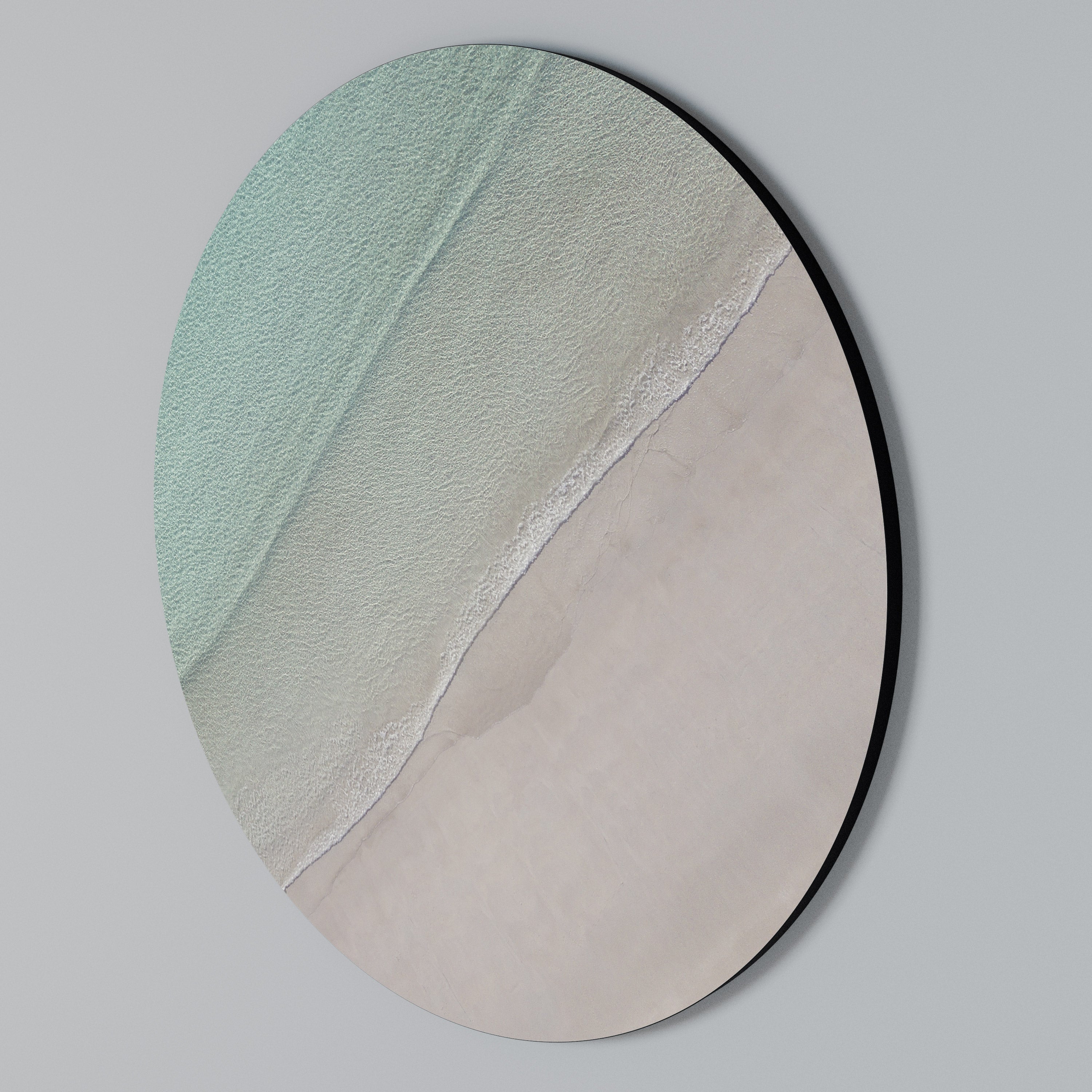 COASTAL CALM ARTISTRY Round Wall Art