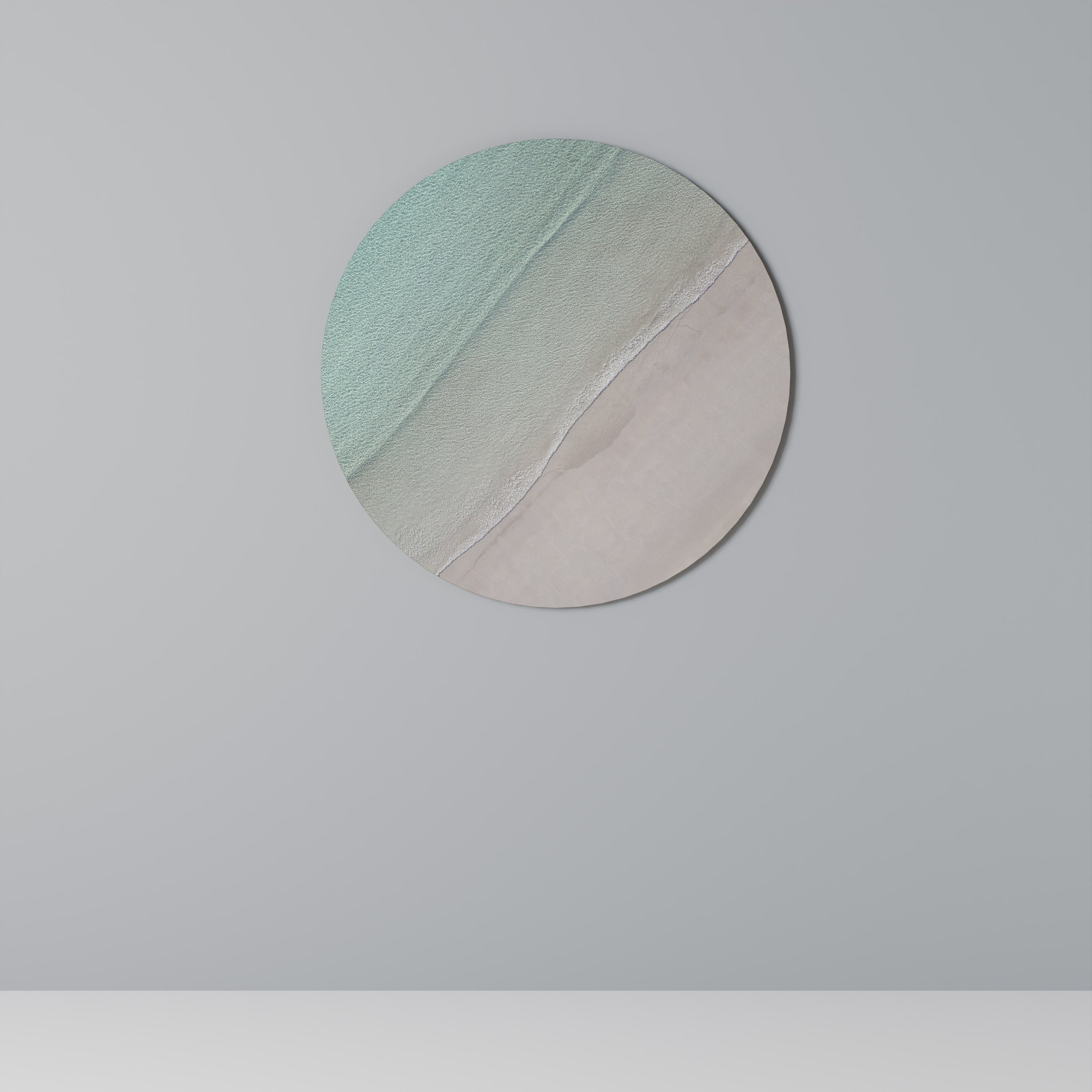 COASTAL CALM ARTISTRY Runde Wanddekoration Ø 69 cm