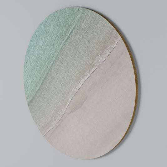 COASTAL CALM ARTISTRY Round Wall Art