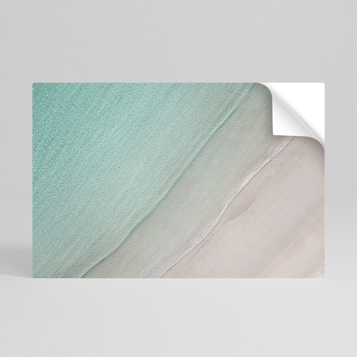 COASTAL CALM ARTISTRY Selbstklebendes Horizontal-Poster