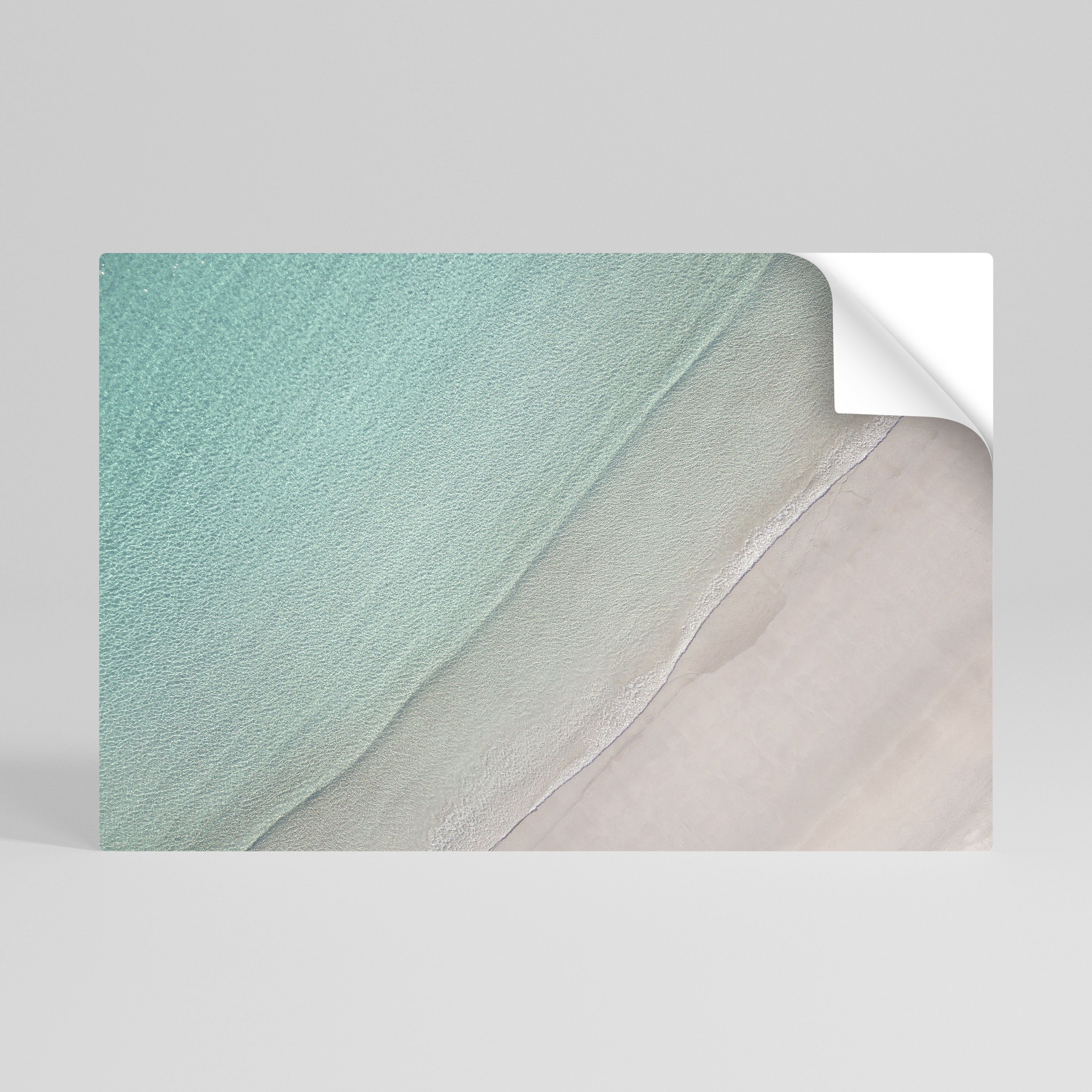 COASTAL CALM ARTISTRY Selbstklebendes Horizontal-Poster