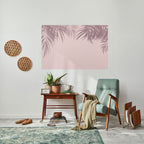 PALM SHADOWS DANCE Selbstklebendes Horizontal-Poster