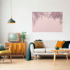 PALM SHADOWS DANCE Selbstklebendes Horizontal-Poster