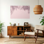 PALM SHADOWS DANCE Selbstklebendes Horizontal-Poster