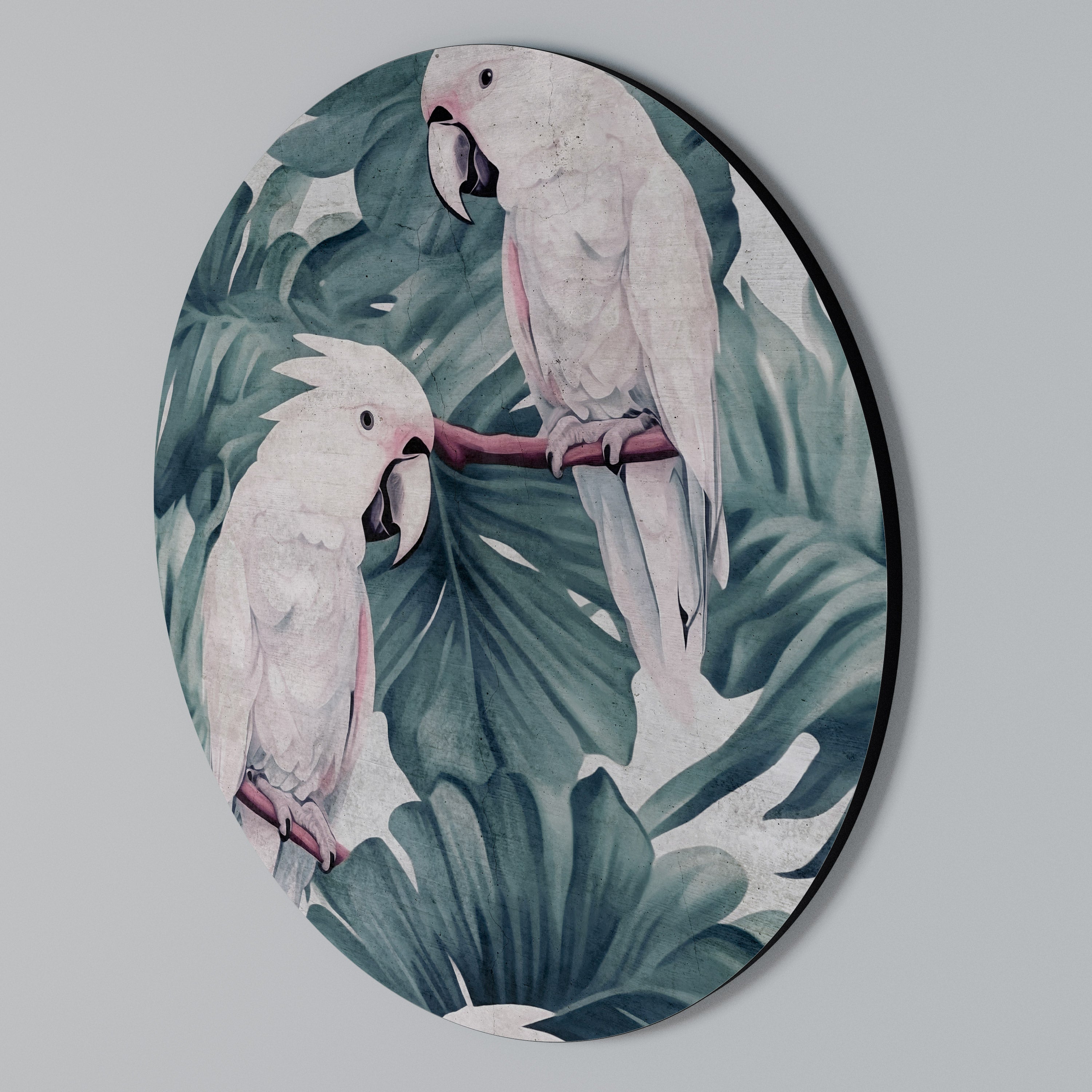 POPINJAY LOOK Round Wall Art