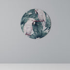 POPINJAY LOOK Runde Wanddekoration Ø 69 cm