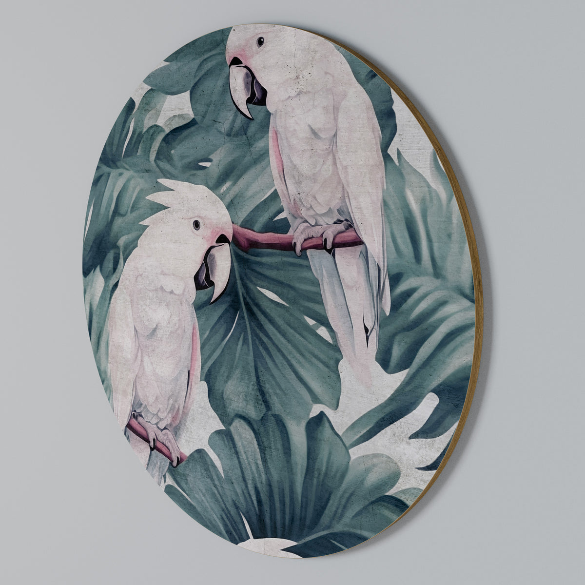 POPINJAY LOOK Round Wall Art