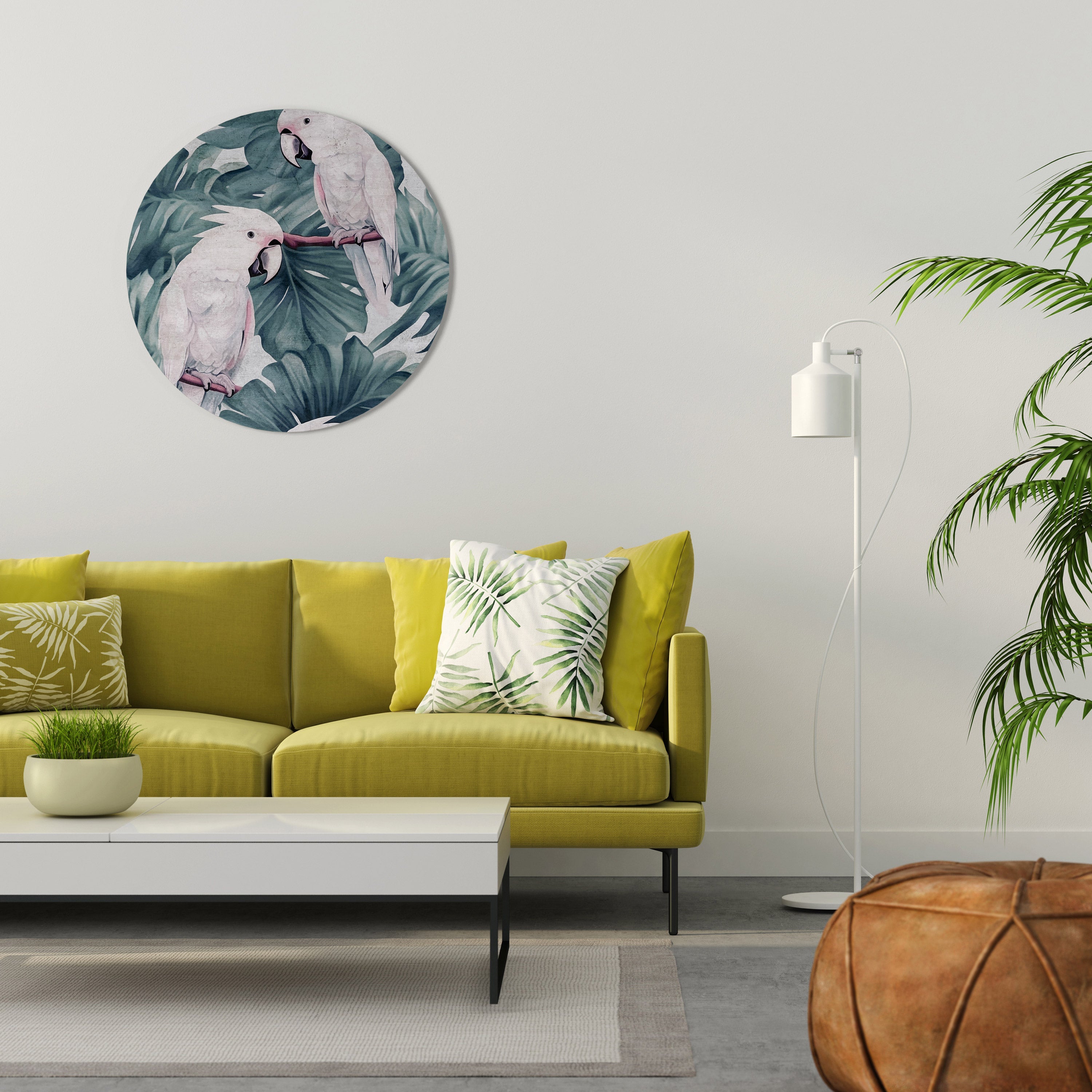 POPINJAY LOOK Runde Wanddekoration Ø 69 cm