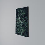 FORESTED SERPENTINE ROUTE Vertical Canvas Print