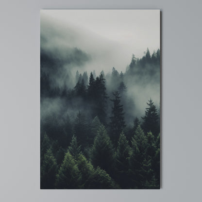 MYSTICAL FOREST WHISPERS Vertical Canvas Print