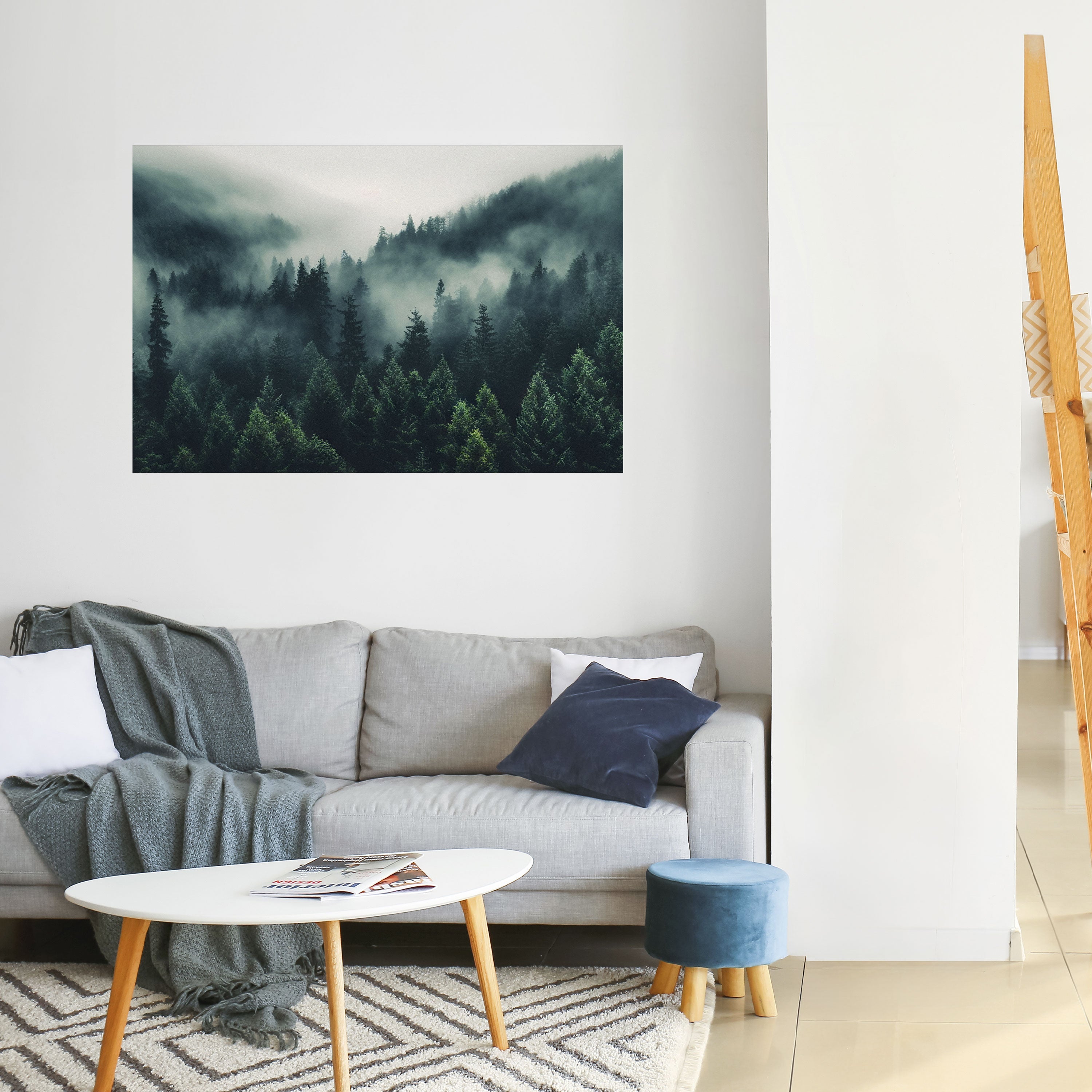 MYSTICAL FOREST WHISPERS Horizontales Poster zum Abziehen und Aufkleben