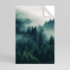 MYSTICAL FOREST WHISPERS Selbstklebendes Poster - Hochformat